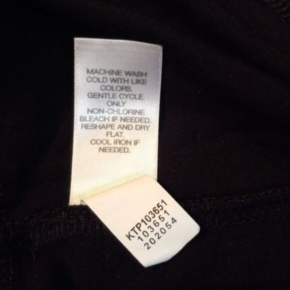 J. Jill XS Black Wearever Collection Womens Top 3/4 Sleeve Rayon Lycra - Picture 8 of 9